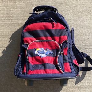 Pottery Barn Kids rolling backpack, NEW!